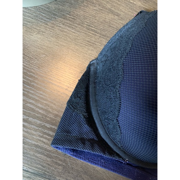 Torrid Black & Blue Strappy Mesh Cage Bra 40DD (E) - Picture 5 of 16